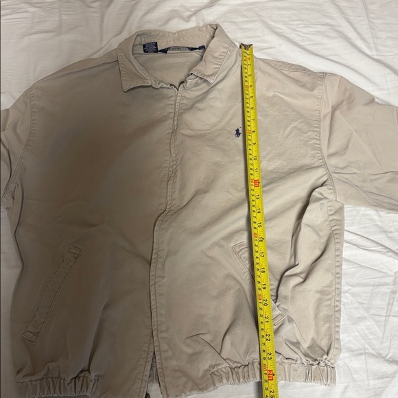 Polo Ralph Lauren Beige Harrington Jacket Size XL - Picture 4 of 7